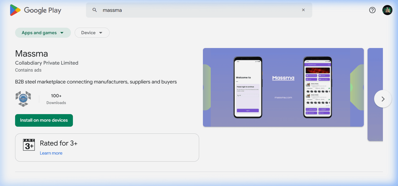 Massma built by NEXORA Global Tech